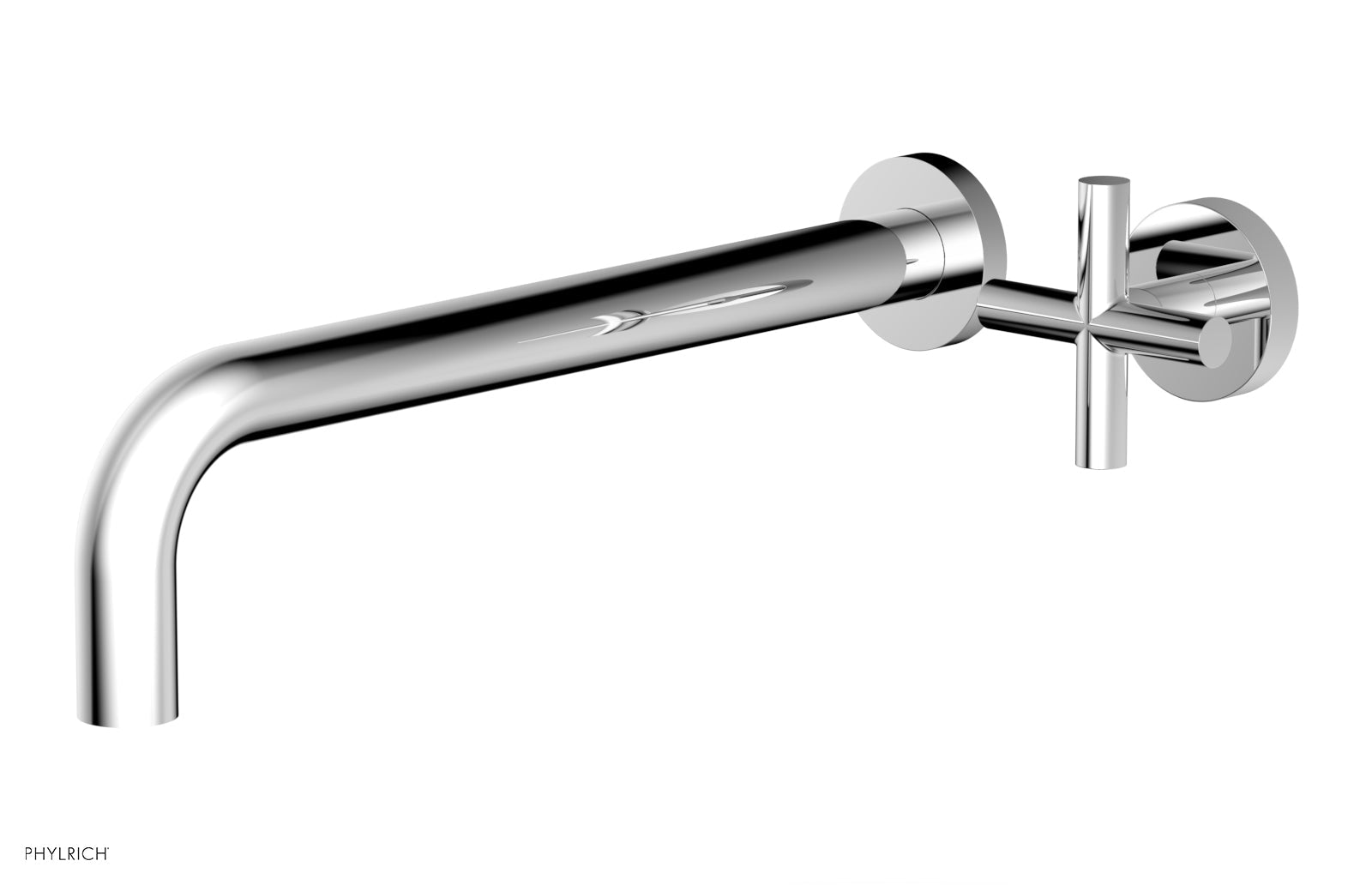 Transition 12" Single Handle Wall Lavatory Set - Cross Handle 120-15-12