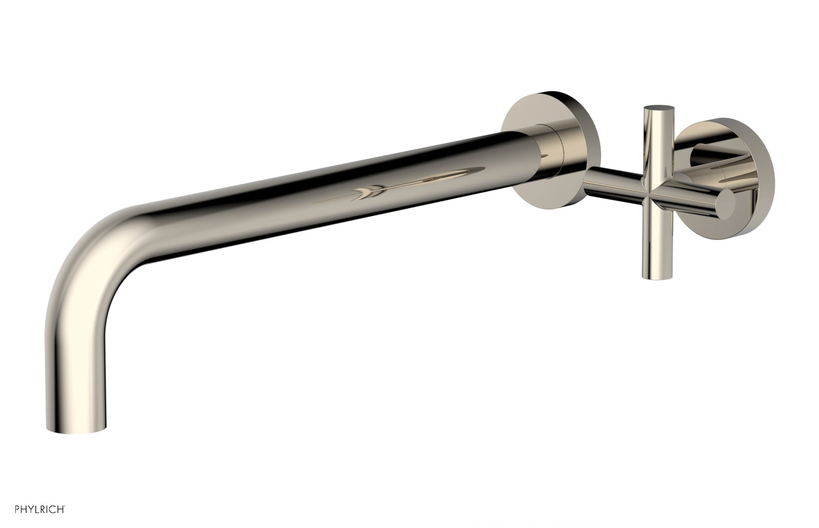 Transition 12" Single Handle Wall Lavatory Set - Cross Handle 120-15-12