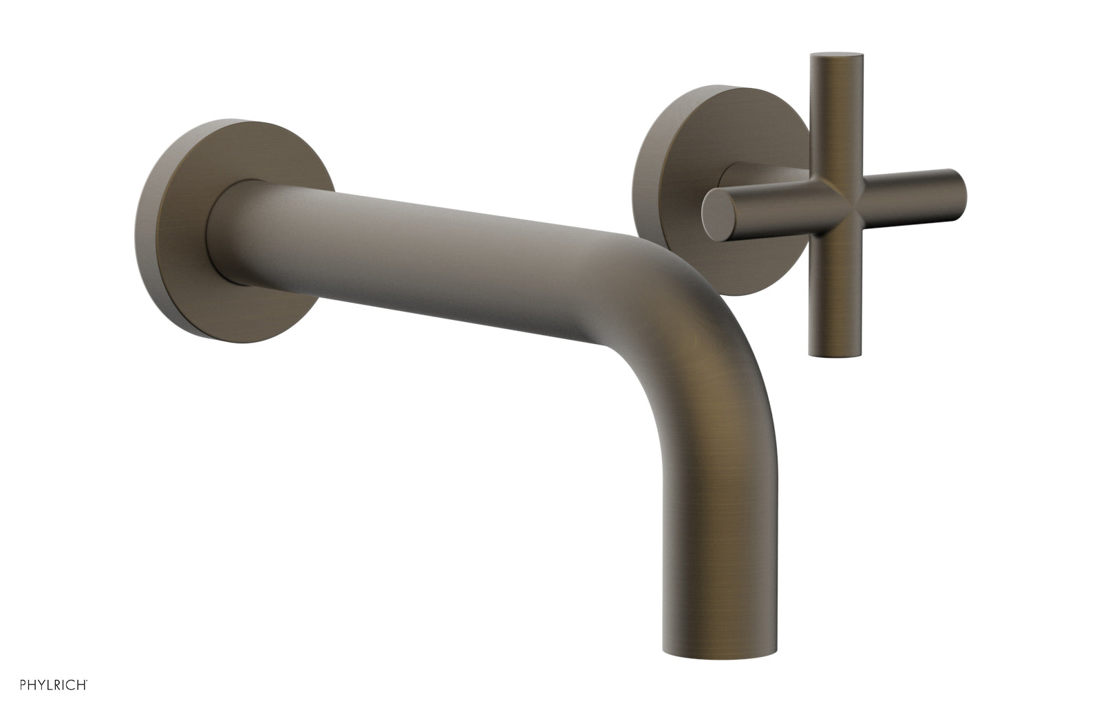 KOHLER Purist Cross 2-Handle Deck-Mount Tub Faucet in Matte Black (Valve Not Included)