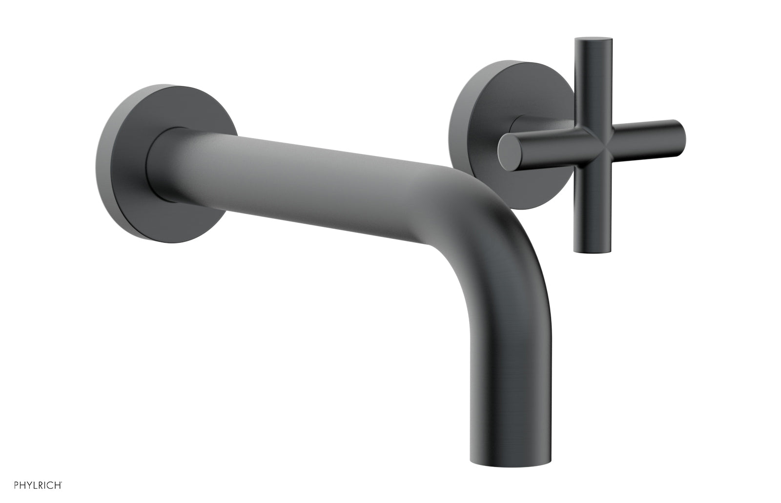 TRANSITION - Single Handle Wall Lavatory Set - Cross Handles 120-15