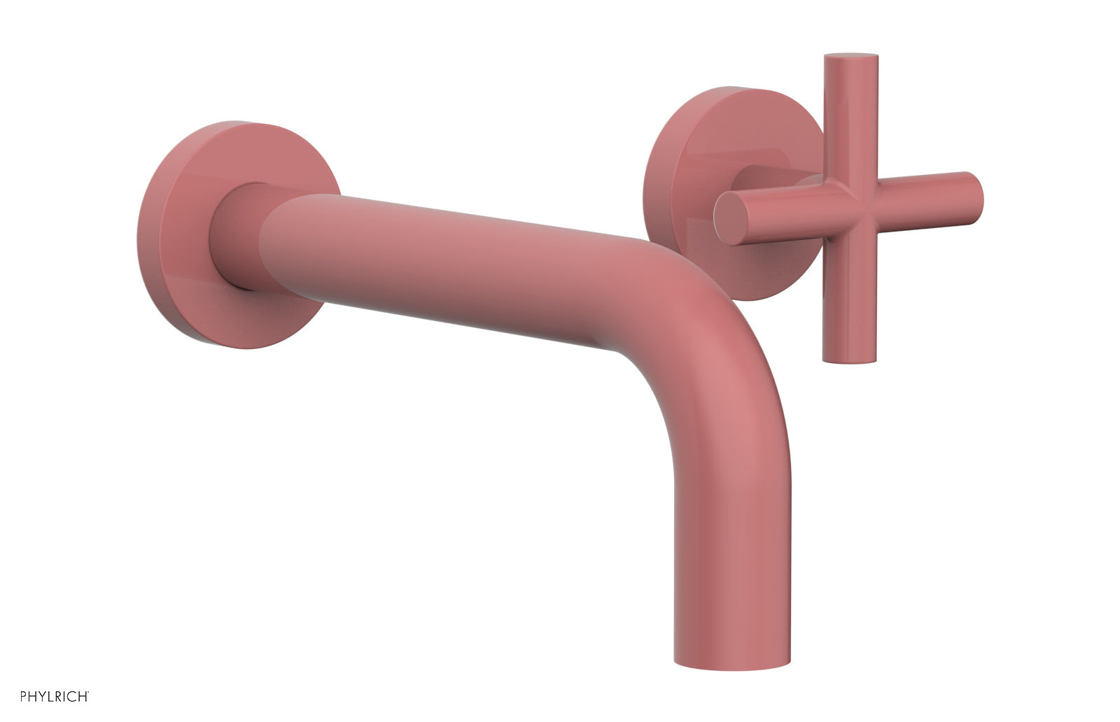 TRANSITION - Single Handle Wall Lavatory Set - Cross Handles 120-15