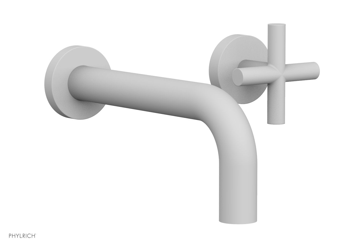 TRANSITION - Single Handle Wall Lavatory Set - Cross Handles 120-15