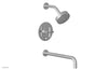 TRANSITION - Pressure Balance Tub & Shower Set 14" Spout -  Cross Handle 120-26-14