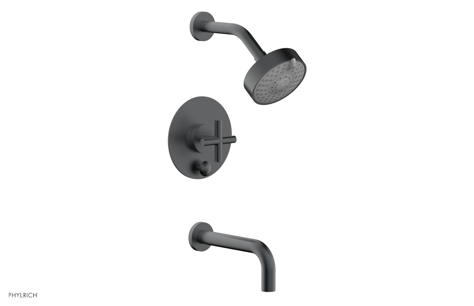 TRANSITION - Pressure Balance Tub & Shower Set 7 1/2" Spout -  Cross Handle 120-26