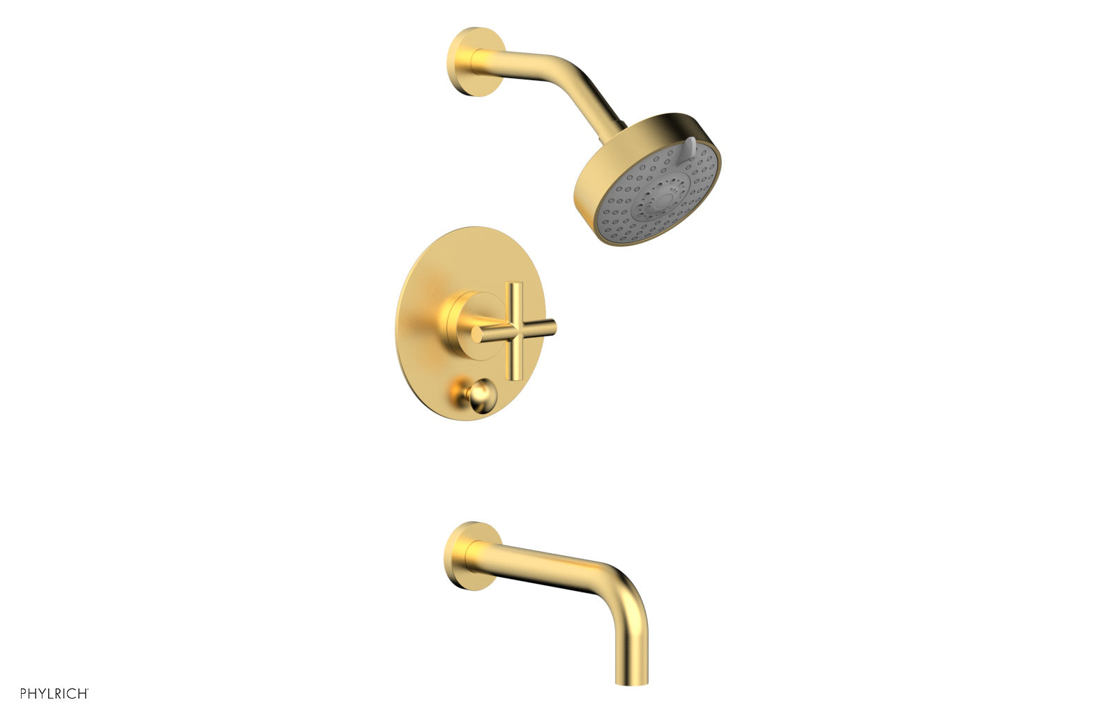 TRANSITION - Pressure Balance Tub & Shower Set 7 1/2" Spout -  Cross Handle 120-26