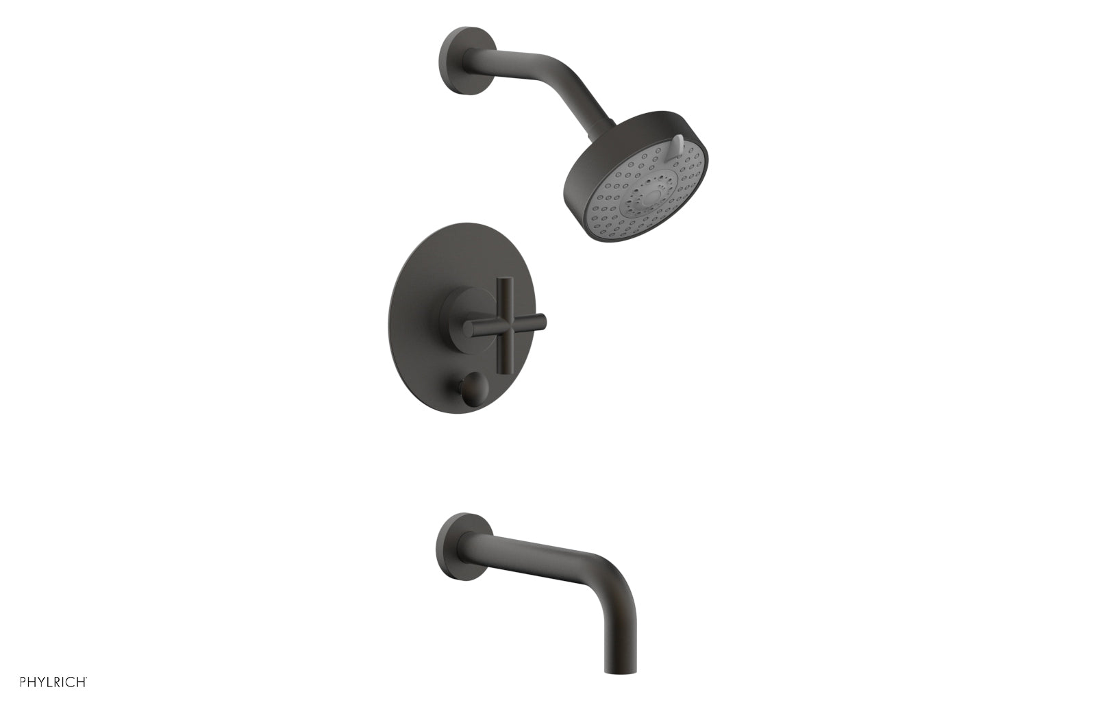 TRANSITION - Pressure Balance Tub & Shower Set 7 1/2" Spout -  Cross Handle 120-26