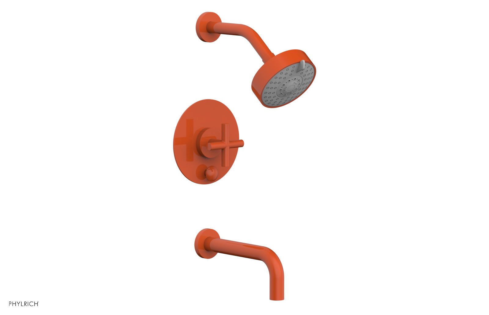 TRANSITION - Pressure Balance Tub & Shower Set 7 1/2" Spout -  Cross Handle 120-26