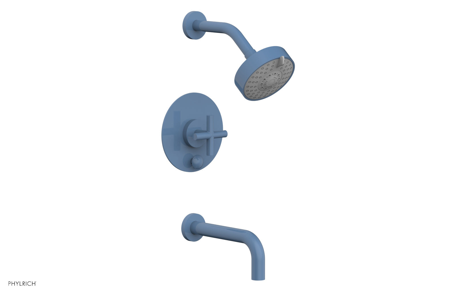 TRANSITION - Pressure Balance Tub & Shower Set 7 1/2" Spout -  Cross Handle 120-26