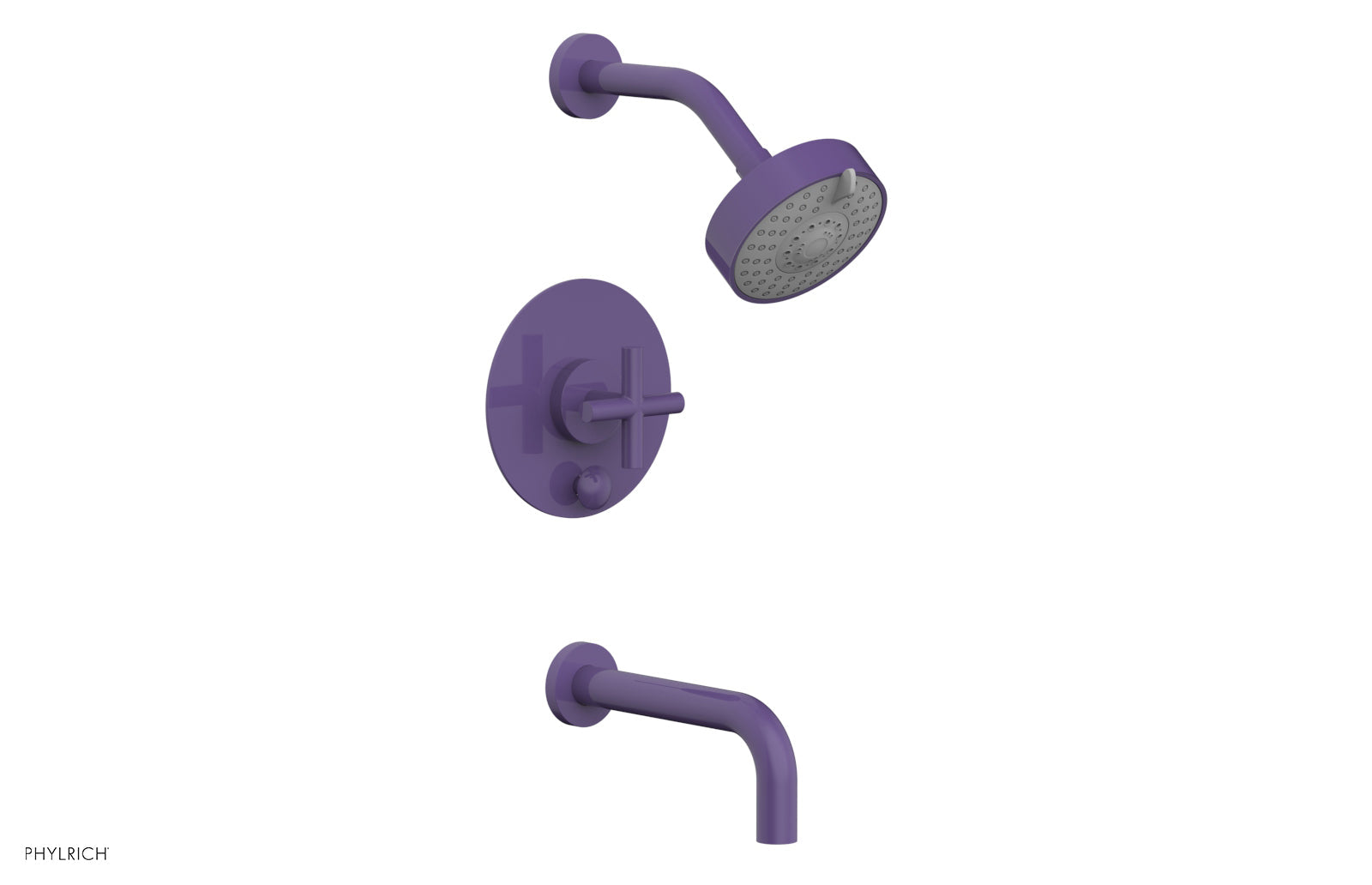 TRANSITION - Pressure Balance Tub & Shower Set 7 1/2" Spout -  Cross Handle 120-26