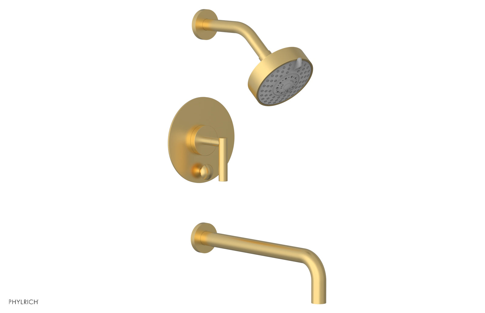 TRANSITION - Pressure Balance Tub & Shower Set 12" Spout - Lever Handle 120-27-12