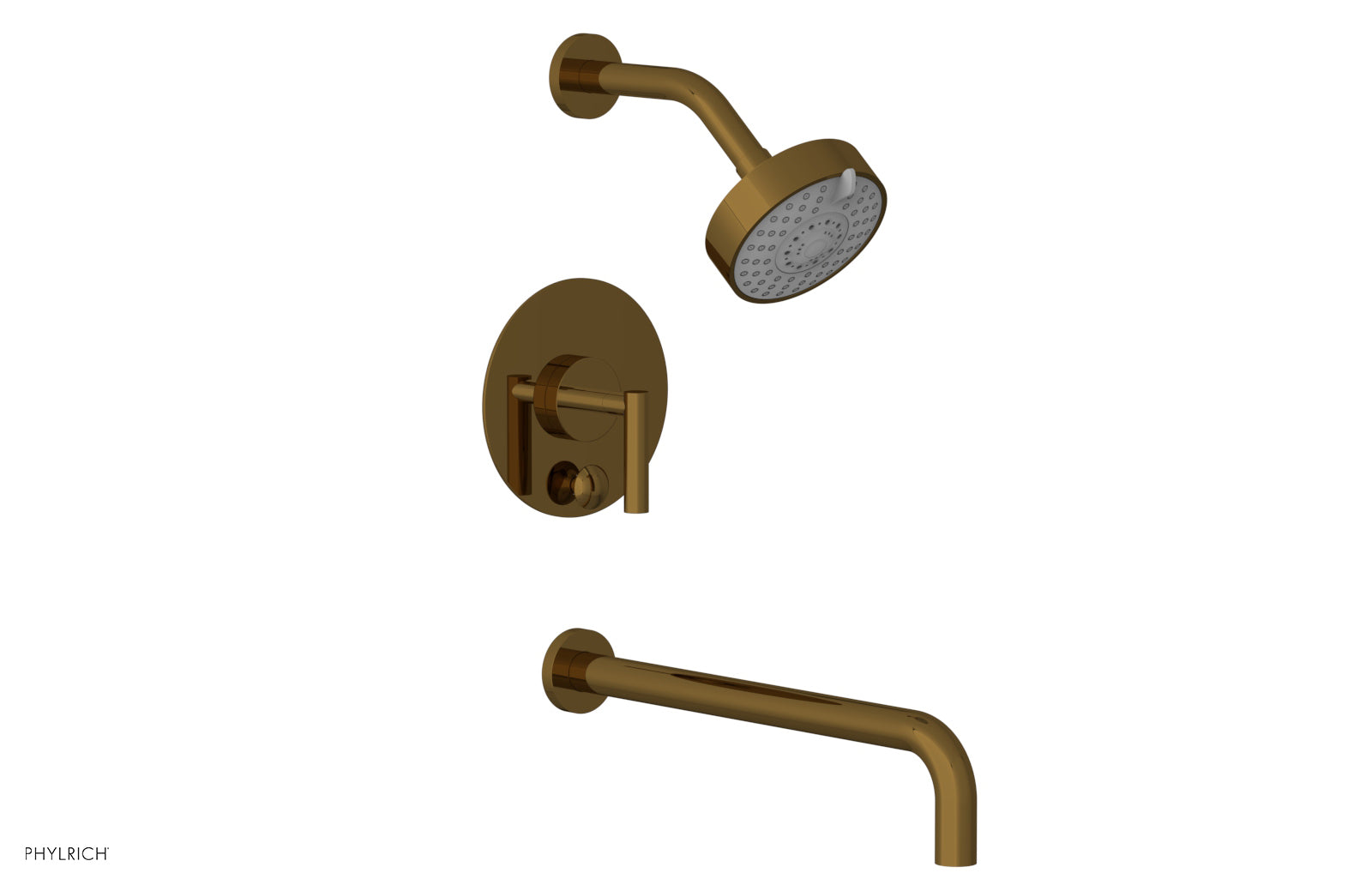 TRANSITION - Pressure Balance Tub & Shower Set 14" Spout - Lever Handle 120-27-14