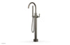 TRANSITION Low Floor Mount Tub Filler - Lever Handle with Hand Shower 120-45-03