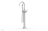 TRANSITION Low Floor Mount Tub Filler - Lever Handle with Hand Shower 120-45-03