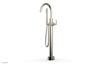 TRANSITION Low Floor Mount Tub Filler - Lever Handle with Hand Shower 120-45-03