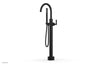 TRANSITION Low Floor Mount Tub Filler - Lever Handle with Hand Shower 120-45-03