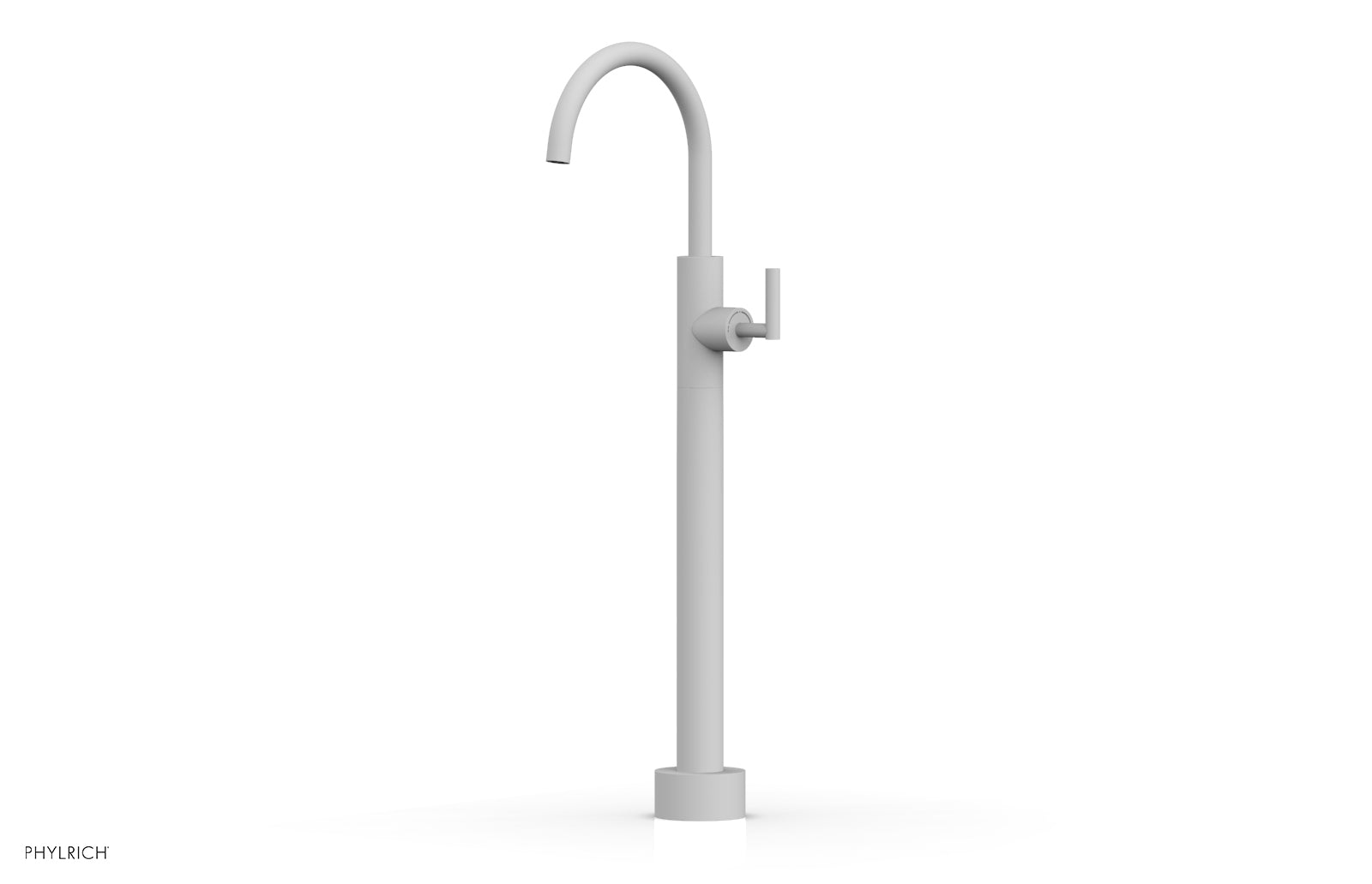 TRANSITION Low Floor Mount Tub Filler - Lever Handle 120-45-04