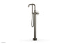 TRANSITION Tall Floor Mount Tub Filler - Cross Handle with Hand Shower 120-46-01