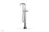 TRANSITION Low Floor Mount Tub Filler - Cross Handle with Hand Shower 120-46-03