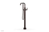 TRANSITION Tall Floor Mount Tub Filler - Lever Handle with Hand Shower 120-47-01