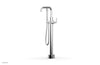 TRANSITION Low Floor Mount Tub Filler - Lever Handle with Hand Shower 120-47-03