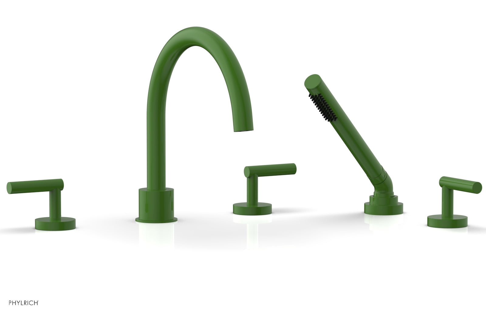 TRANSITION - Deck Tub Set with Hand Shower - Lever Handles 120-49