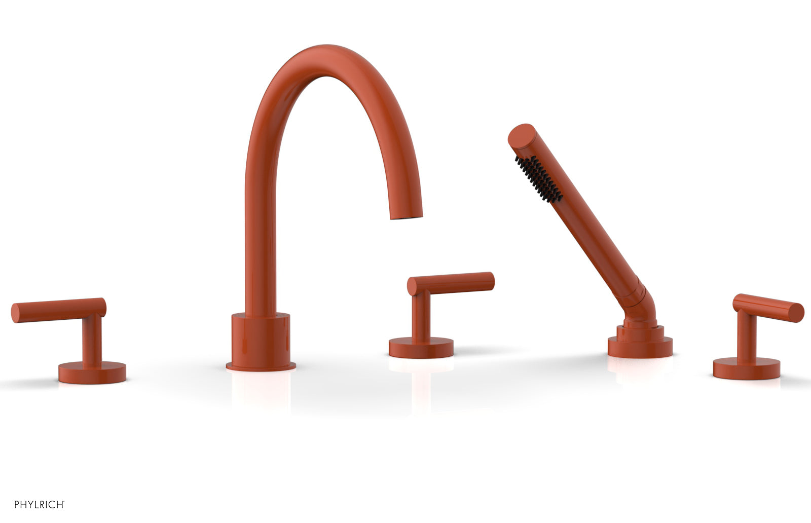 TRANSITION - Deck Tub Set with Hand Shower - Lever Handles 120-49