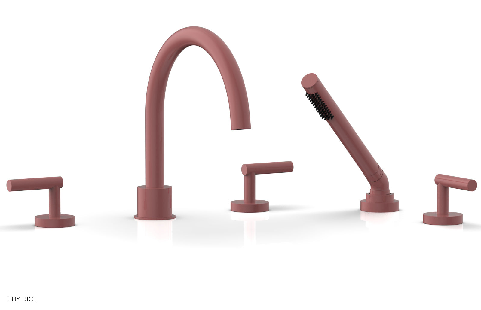 TRANSITION - Deck Tub Set with Hand Shower - Lever Handles 120-49