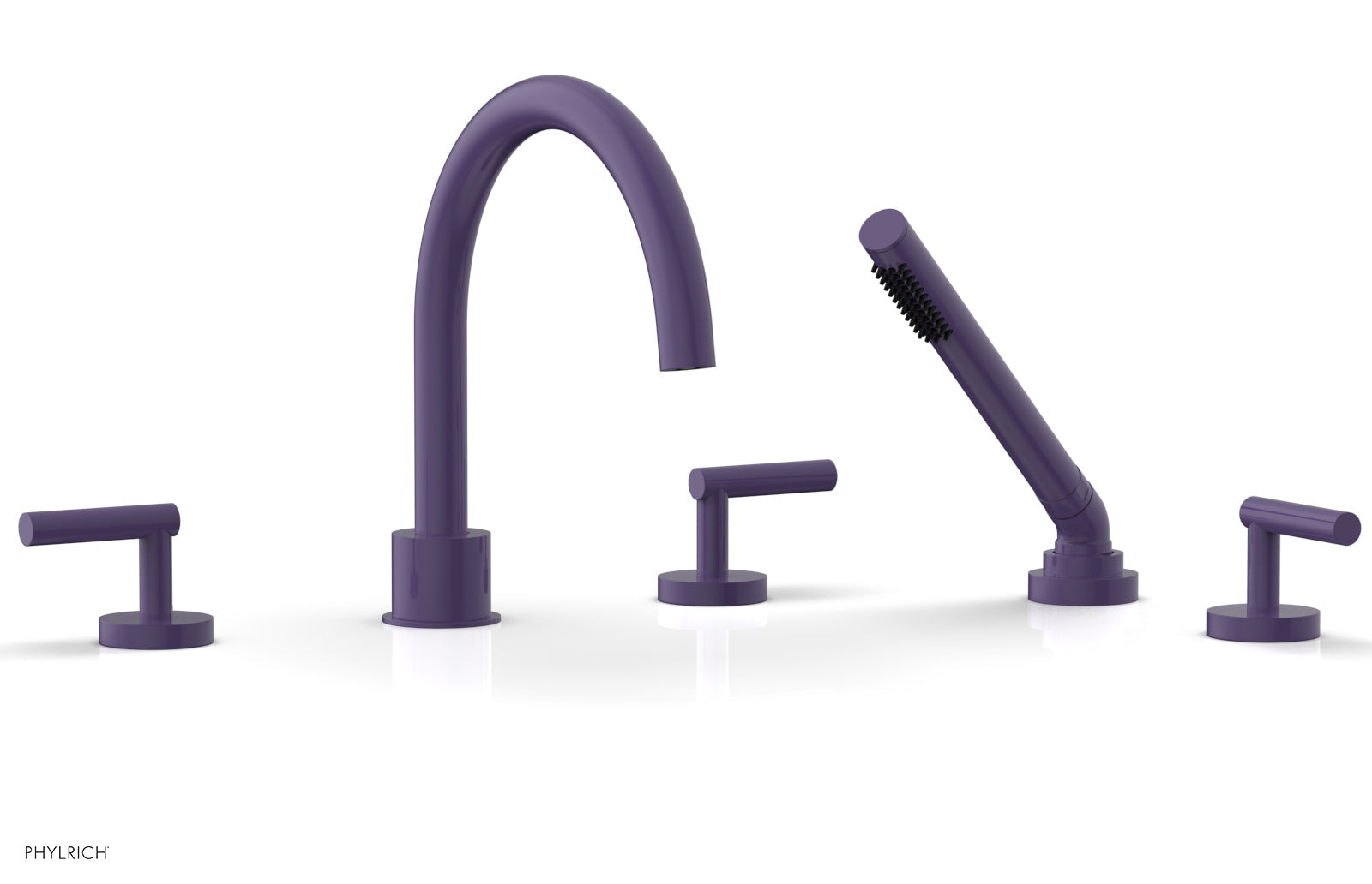 TRANSITION - Deck Tub Set with Hand Shower - Lever Handles 120-49