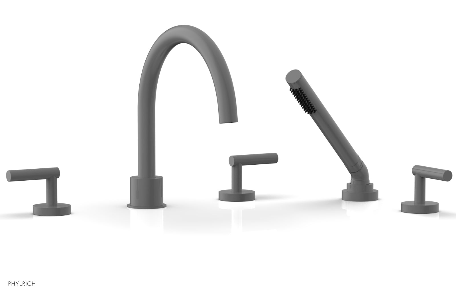 TRANSITION - Deck Tub Set with Hand Shower - Lever Handles 120-49