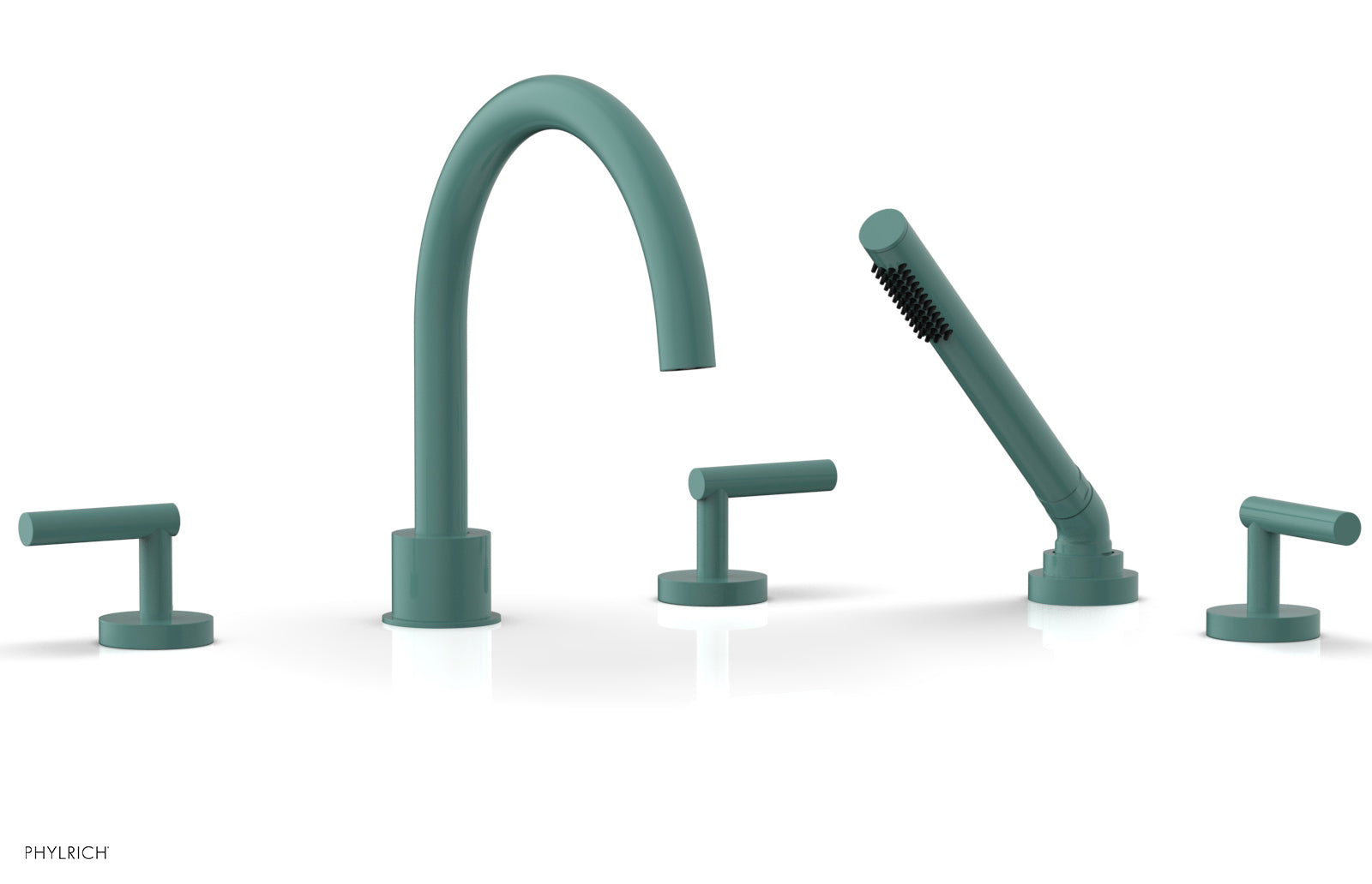 TRANSITION - Deck Tub Set with Hand Shower - Lever Handles 120-49