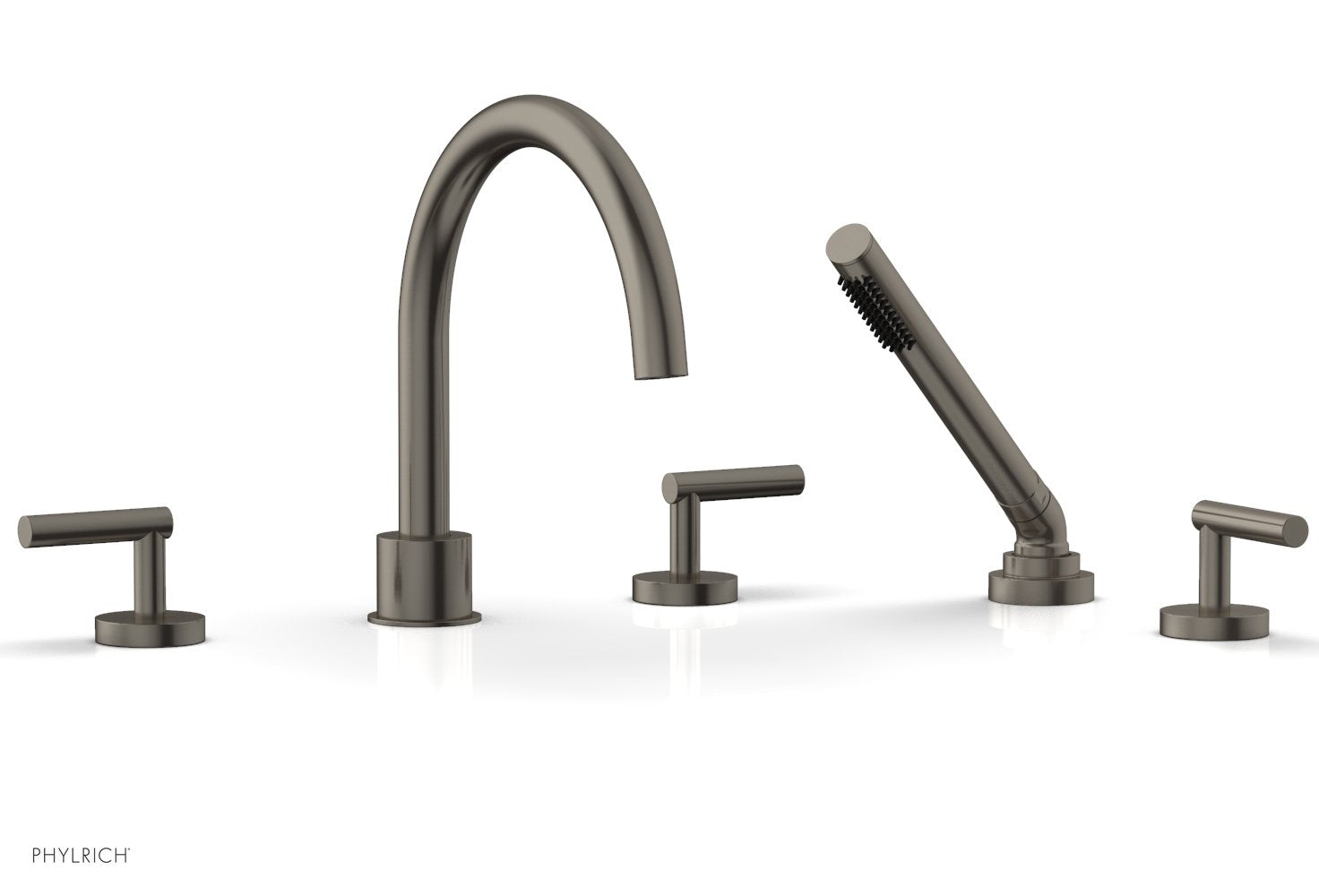 TRANSITION - Deck Tub Set with Hand Shower - Lever Handles 120-49