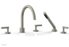 TRANSITION - Deck Tub Set with Hand Shower - Lever Handles 120-49