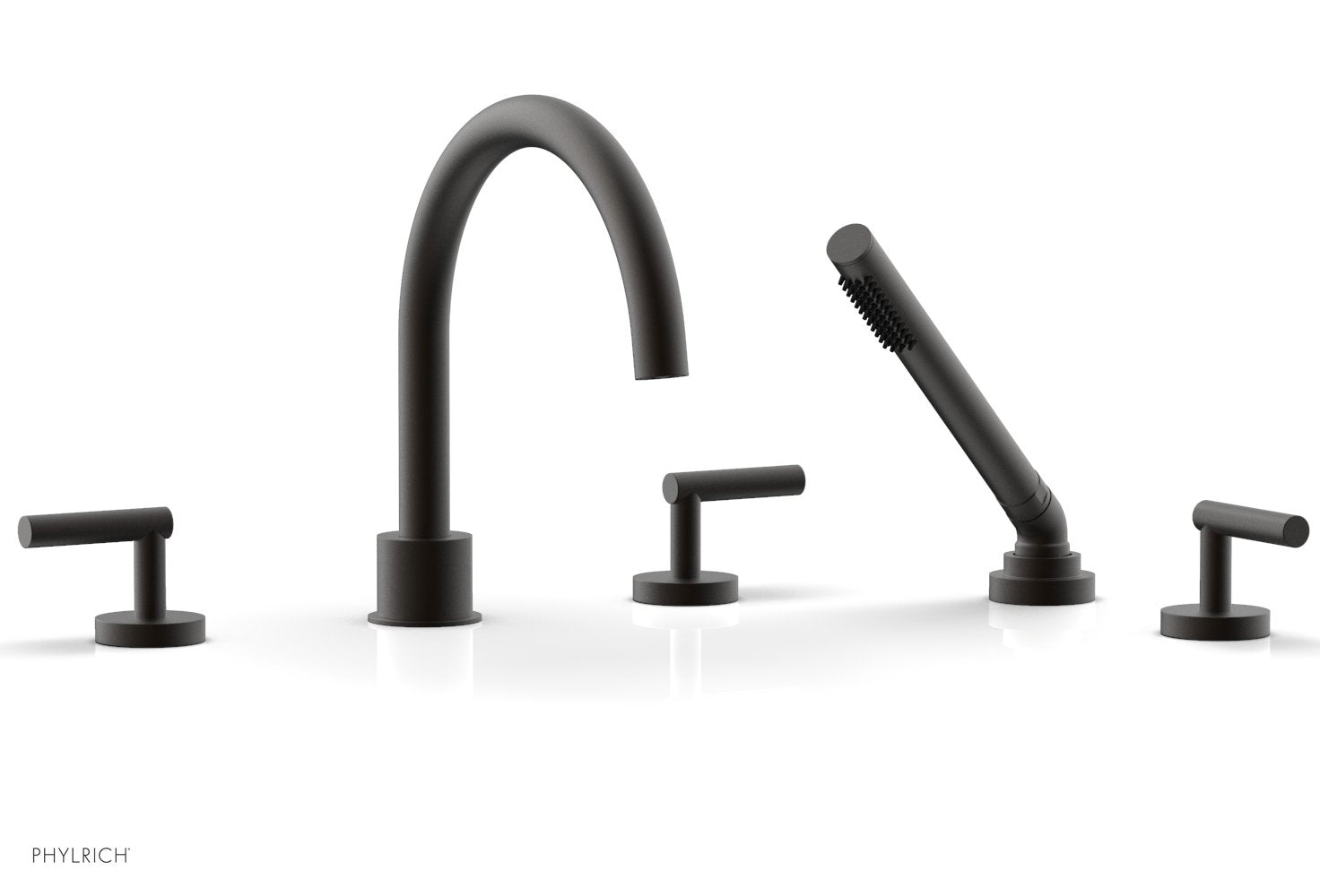 TRANSITION - Deck Tub Set with Hand Shower - Lever Handles 120-49