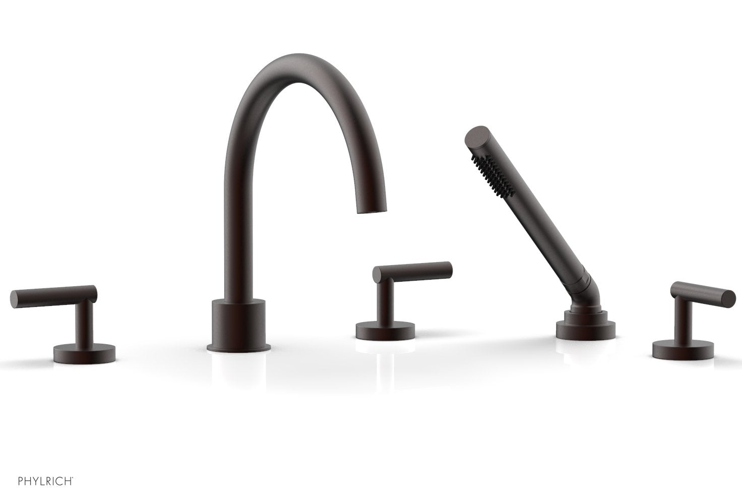 TRANSITION - Deck Tub Set with Hand Shower - Lever Handles 120-49