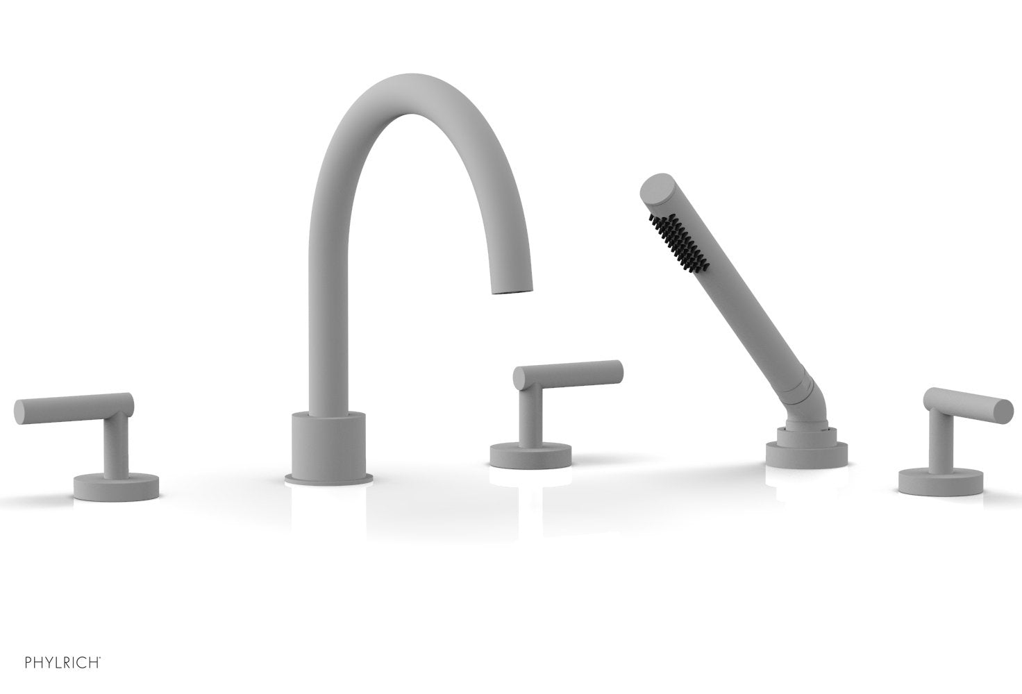 TRANSITION - Deck Tub Set with Hand Shower - Lever Handles 120-49