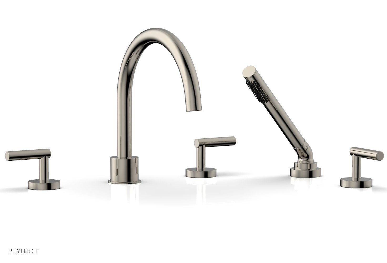 TRANSITION - Deck Tub Set with Hand Shower - Lever Handles 120-49