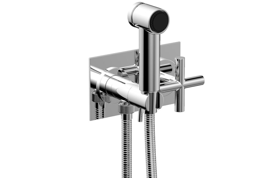 TRANSITION - Wall Mounted Bidet, Cross Handle 120-64