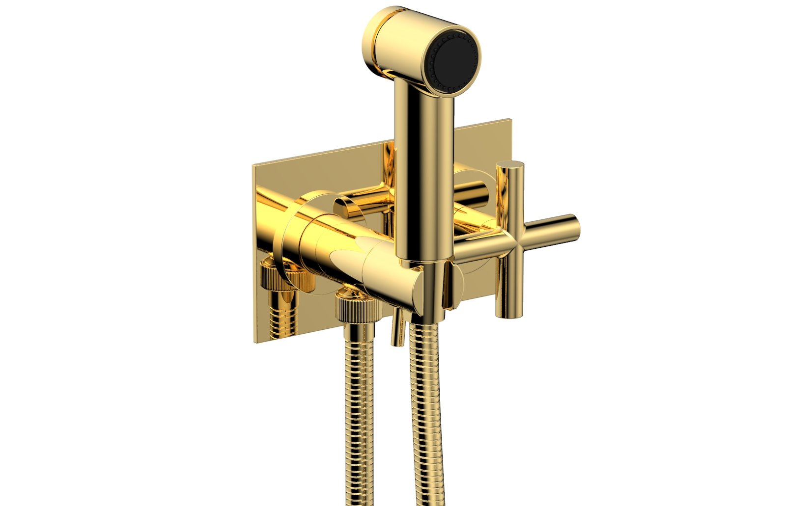 TRANSITION - Wall Mounted Bidet, Cross Handle 120-64