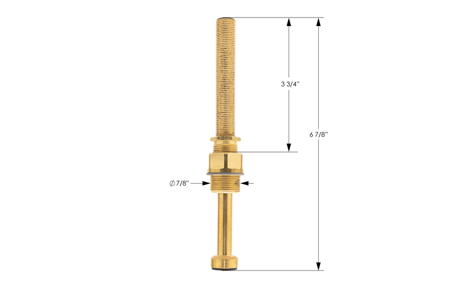 Extended Deck Stem and Bonnet - Hot 1248HSBEXT