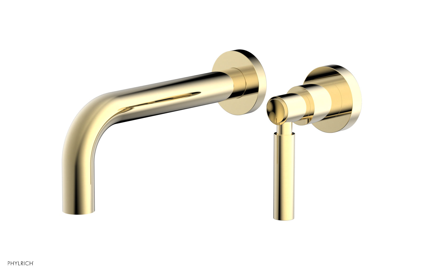 Basic Single Handle Wall Lavatory Set - Lever Handle D130-15