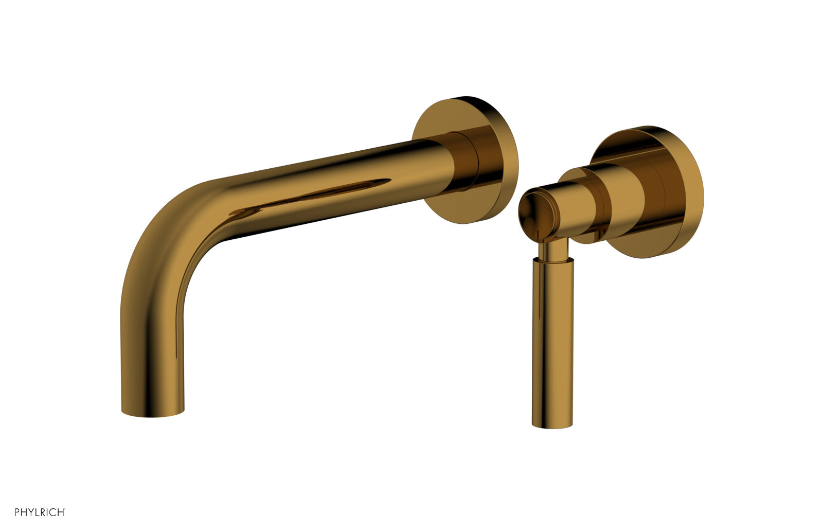 Basic Single Handle Wall Lavatory Set - Lever Handle D130-15