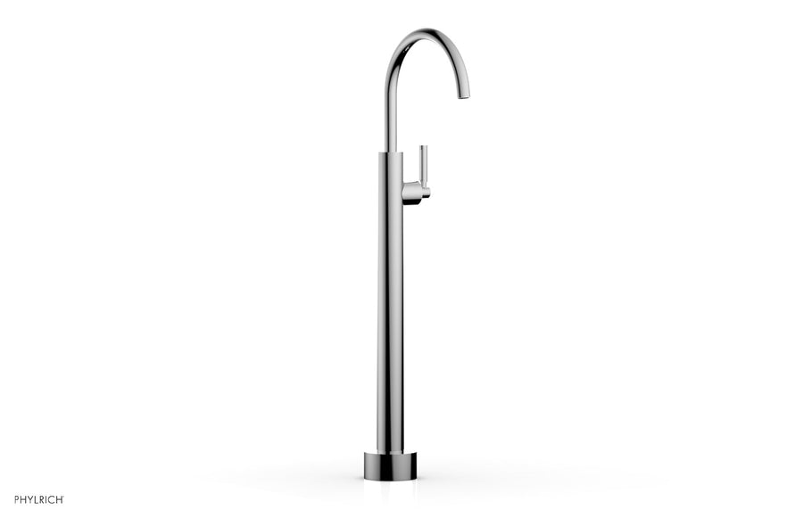 BASIC Low Floor Mount Tub Filler - Lever Handle D130-44-04