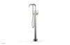 BASIC Tall Floor Mount Tub Filler - Lever Handle with Hand Shower D130-45-01