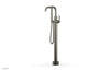 BASIC Tall Floor Mount Tub Filler - Lever Handle with Hand Shower D130-45-01