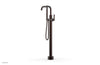 BASIC Tall Floor Mount Tub Filler - Lever Handle with Hand Shower D130-45-01
