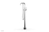 BASIC Tall Floor Mount Tub Filler - Lever Handle with Hand Shower D130-45-01