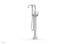 BASIC Low Floor Mount Tub Filler - Lever Handle with Hand Shower D130-45-03