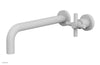 Basic 10" Single Handle Wall Lavatory Set - Cross Handle D131-16