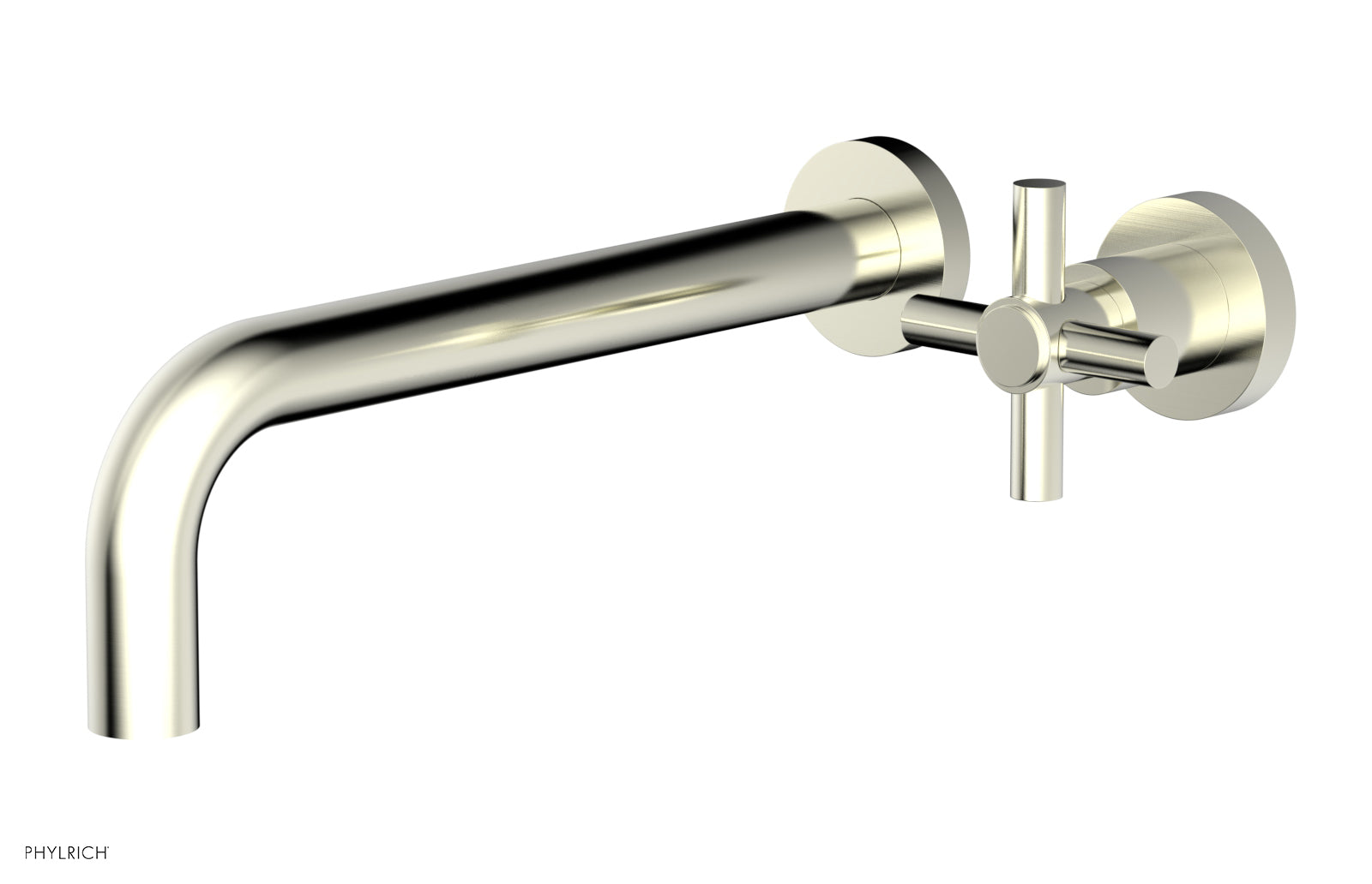 Basic 10" Single Handle Wall Lavatory Set - Cross Handle D131-16