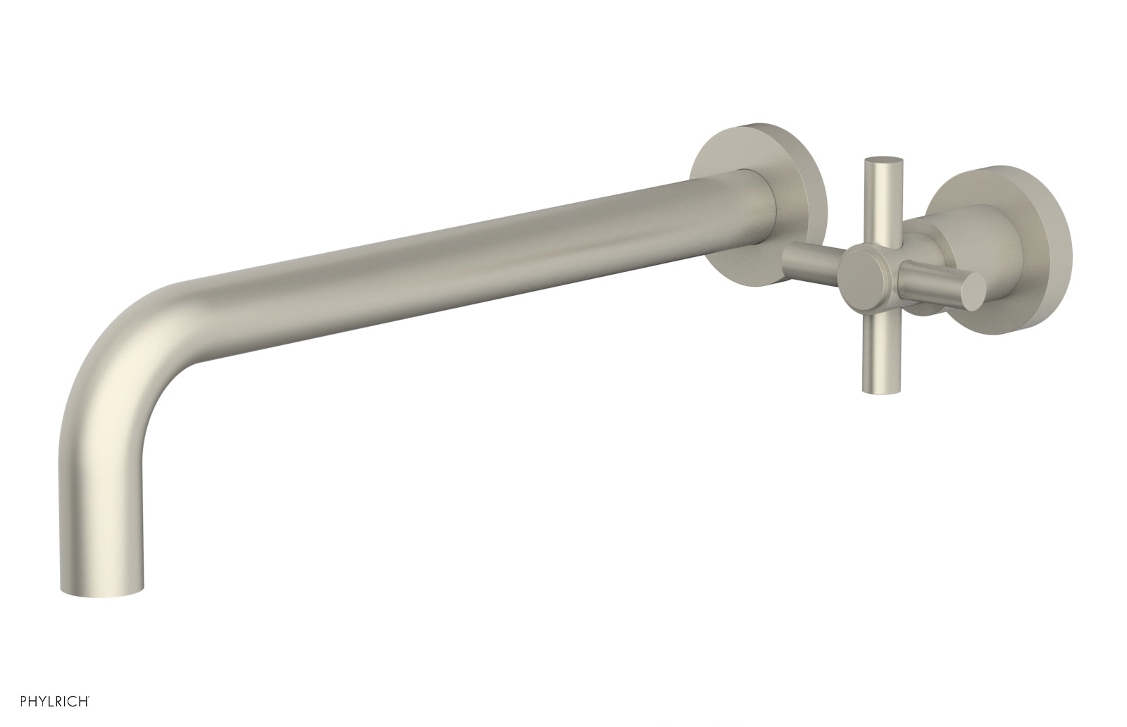 Basic 12" Single Handle Wall Lavatory Set - Cross Handle D131-17